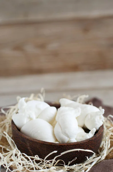 Italian cheese mozzarella nodini — Stock Photo, Image