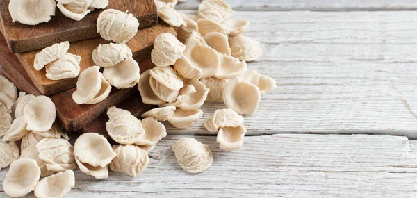 Čerstvé italské těstoviny orecchiette — Stock fotografie