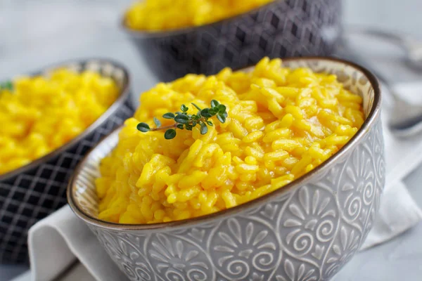 Risotto con curcuma — Foto de Stock