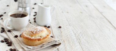 İtalyan kahve kahvaltı için ayarla