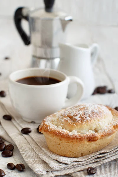 Italian coffee set for breakfast — Stock Photo, Image