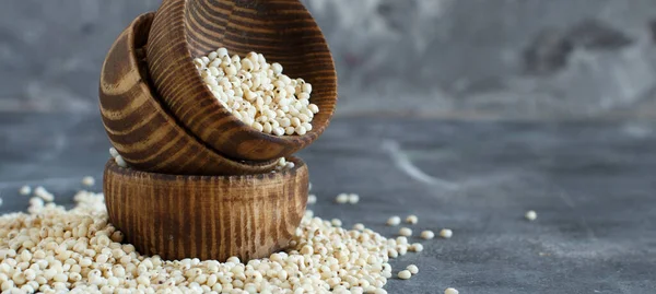 生ホワイトソルガム穀物 — ストック写真