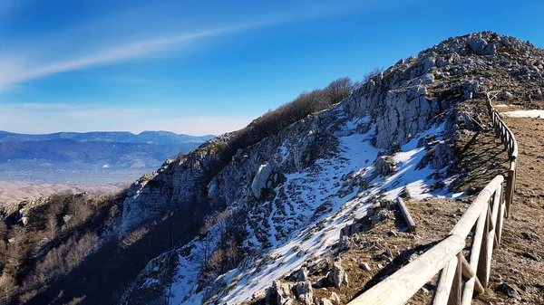 View Top Cervati Mountain Cilento National Park — Stock Photo, Image