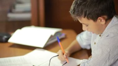 çocuk ev ödevi yazıyor. Çocuk Bilimleri Eğitimi