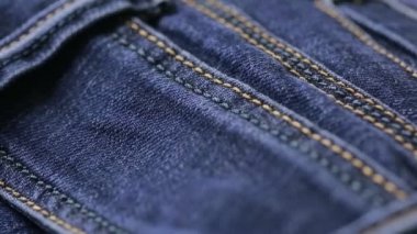 Mavi jeans doku. arka plan olarak kullanabilirsiniz. denim Close-Up