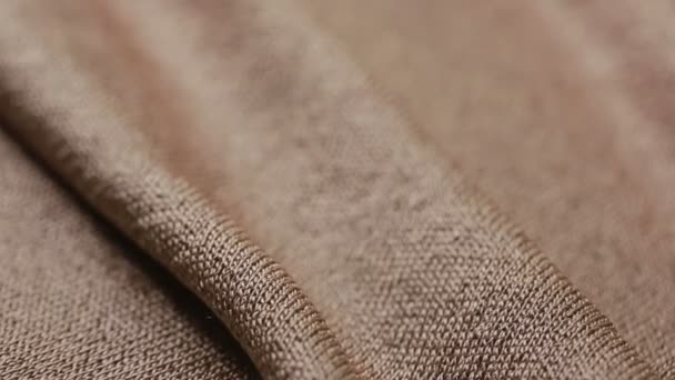 Řasené Lurex Fabric. Textilie textura. Lze použít jako pozadí — Stock video