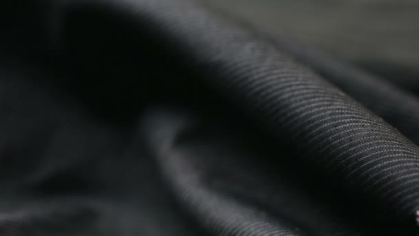 extrême gros plan d'un tissu rayé de broches. peut utiliser comme arrière-plan 