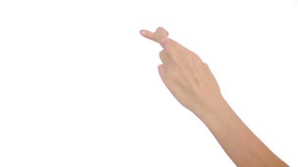 bonne chance symbole doigts croisés main humaine sur blanc clipping chemin 