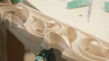 El zımpara ahşap süs eşyaları, dekoratif elemanları,