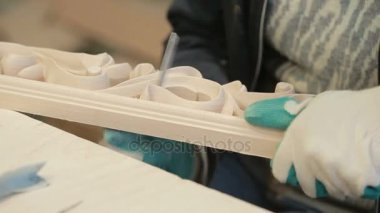 El zımpara ahşap süs eşyaları, dekoratif elemanları,