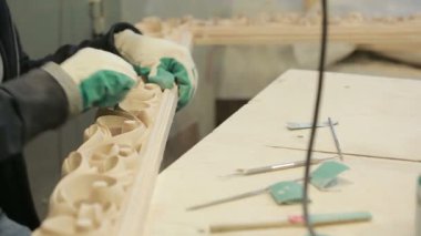 El zımpara ahşap süs eşyaları, dekoratif elemanları,