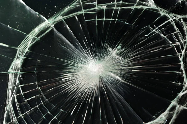 Broken glass texture. — Stock Photo, Image