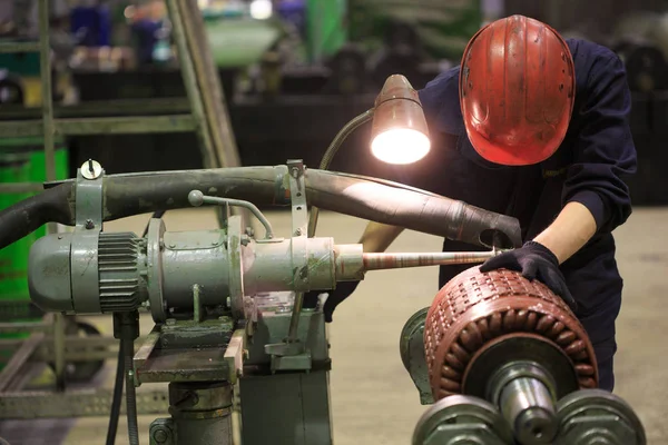 Elektromotor rotor van materieel. — Stockfoto