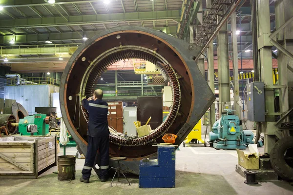 Elektromotor rotor van materieel. — Stockfoto