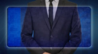 finansal analiz yapıyor işadamı ekranlar dokun. Türk Lirası