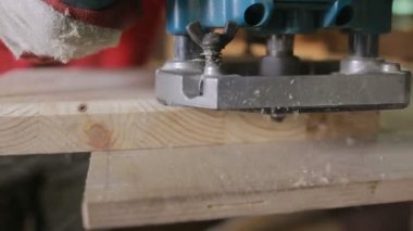 Marangoz Zimpara kurulu biler. yakın çekim