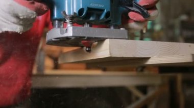 Marangoz Zimpara kurulu biler. yakın çekim