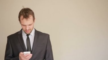 iş adamı hasta takım elbiseli. Evet.