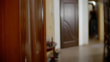 bir kadın kocasından sevgilisi bir dolaba gizler. çıplak adam dolapta saklıyor. o dolaptan gider ve ön kapıdan mistresss evden çalışır. 4k,