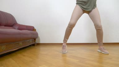 yetişkin kadın dansları evde, 4k