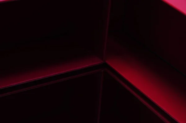 Dark red corners, background with clear edges. Abstraction and projection. Design to promote your business. not standard, movement and direction. Horizontal and vertical lines