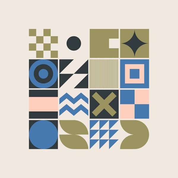 Абстрактное геометрическое веб-знамя
