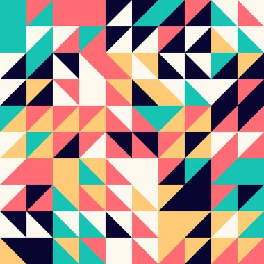 Soyut Geometri Deseni Sanatı