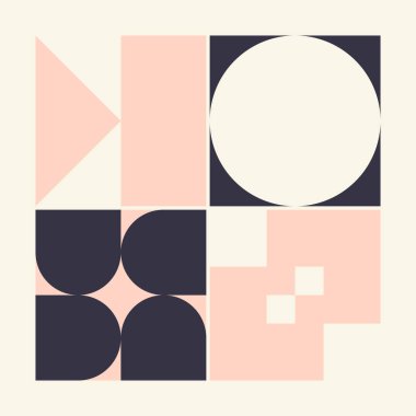 Soyut Geometri Deseni Sanatı