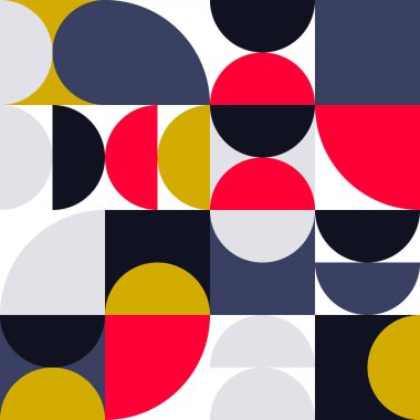 Soyut Geometri Deseni Sanatı