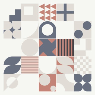 Soyut Kare Deseni Tasarımı