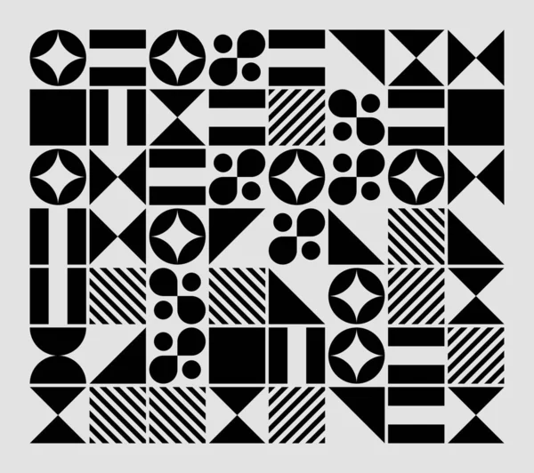 Soyut Geometri Deseni Sanatı