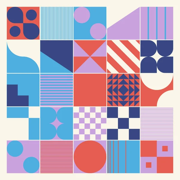 Abstract Square Pattern Design — 스톡 벡터