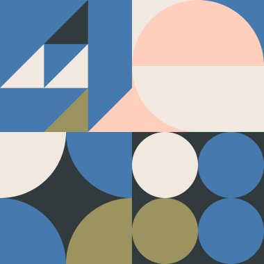 Soyut Kare Deseni Tasarımı