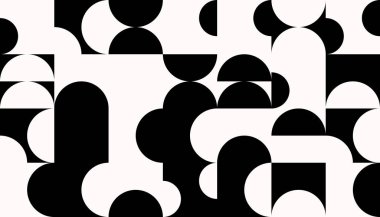 Tek Renkli Soyut Vektör Deseni