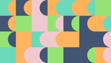 Soyut Mozaik Desen Tasarımı