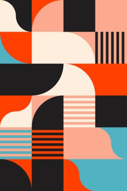 Neon Soyut Vektör Deseni