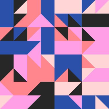 Mozaik Soyut Desen Tasarımı