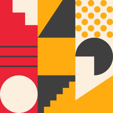 Soyut Kare Deseni Tasarımı