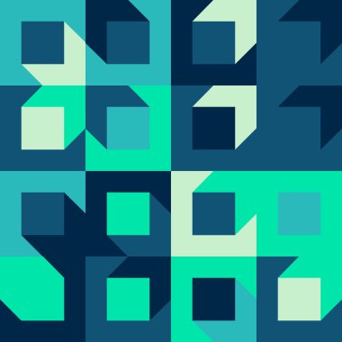 Soyut Kare Deseni Tasarımı