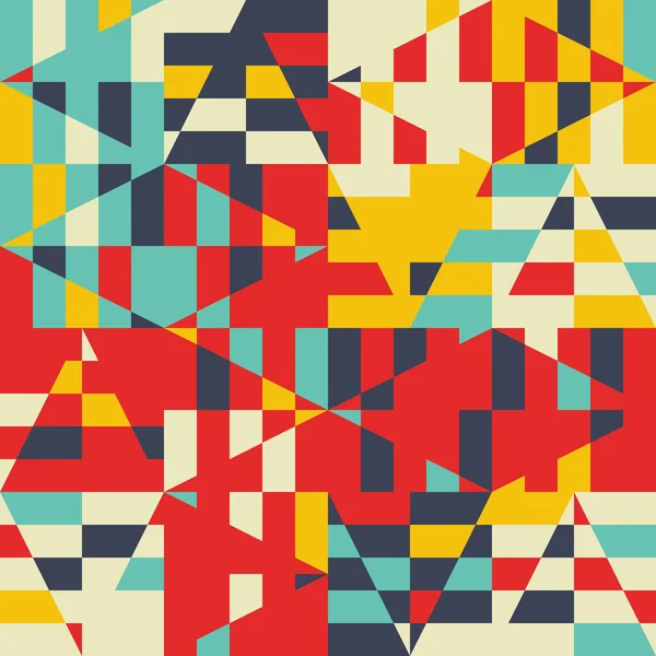 Dreieck abstrakte Mustergestaltung — Stockvektor