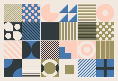 Soyut Vektör Elementleri Tasarımı