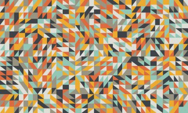 Mozaik Soyut Desen Tasarımı