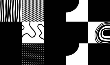 Tek Renkli Soyut Vektör Deseni