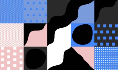 El Çizimi Soyut Desen Tasarımı