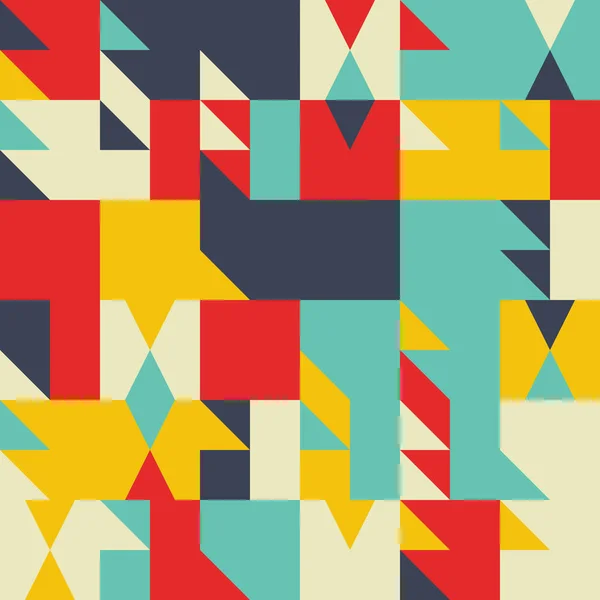 Diseño de patrón abstracto de mosaico — Vector de stock