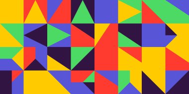 Üçgen Soyut Desen Tasarımı