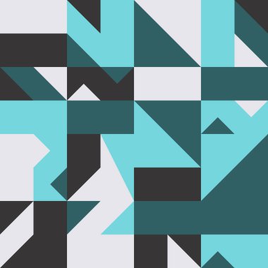 Üçgen Soyut Desen Tasarımı