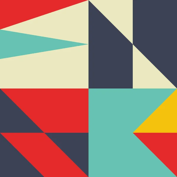 Diseño de patrón cuadrado abstracto — Vector de stock