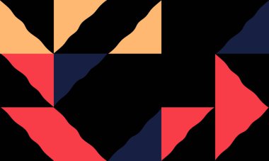 Asgari Vektör Geometrik Desen Tasarımı