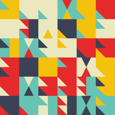Asgari Vektör Geometrik Desen Tasarımı